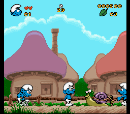 The Smurfs screenshot 2 for Super Nintendo
